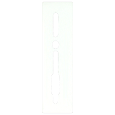 SASHSTOP Torchguard Door Handle Protector 30 45 Backset 300mm x 75mm Long Above/Below 223501 - White