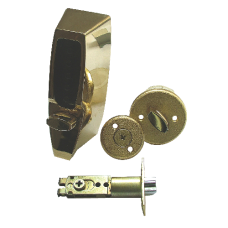 DORMAKABA 7100 Series 7104 Digital Lock Mortice Deadlatch  - Polished Brass