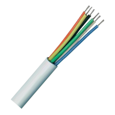 Securi-Flex Alarm Cable TCCA Type 3 To BS4737 6 Core PVC SFX/6C-TY3-PVC-WHT-100 - White