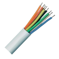 Securi-Flex Alarm Cable TCCA Type 3 To BS4737 8 Core PVC SFX/8C-TY3-PVC-WHT-100 - White