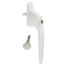 YALE Quartus In-Line Espag Window Handle - White