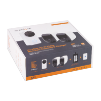 AMALOCK DB801 Wireless Doorbell & Chime Kit With 2 x CAM200A Camera, Battery Charger And Rechargeable Batteries DB801-W-KIT - White