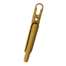 GREENTEQ Clearline Slimfold Bi-Fold Door Handle With Euro Cut Out - Gold