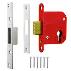 ERA 263 & 363 Fortress Euro Deadlock Case Only 363 Case Only 75mm - Polished Chrome