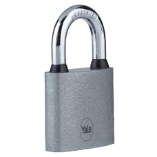 YALE Y111S Series Cast Iron Open Shackle Padlock 38mm Y111S/38/121/1 - Silver