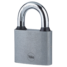 YALE Y111S Series Cast Iron Open Shackle Padlock 50mm Y111S/50/125/1 - Silver