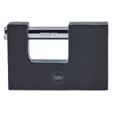 YALE Y113BL Series Cast Iron Shutter Padlock 90mm Y113BL/90/119/1 - Black