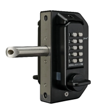 BORG LOCKS BL3030 MG Pro Mini Gate Lock Knob Operated Double Sided Keypad - Black (Marine Grade Pro)