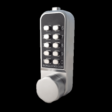 BORG LOCKS BL1506 Vertical Mini Cabinet Lock Easicode Pro c w Cam BL1506 ECP - Satin Chrome