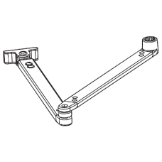 DORMAKABA Standard Push Arm To Suit ED100 LE XEA Standard Arm 29271021 - Silver