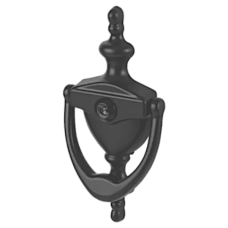 HOPPE Suited Traditional Knocker With 120 Degree Viewer AR727K 50022118 - Anthracite Grey