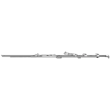 ROTO NT Stay Guide Basic Security 490mm 256024 - Silver
