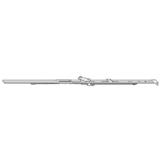 ROTO NT Designo Stay Guide Basic security 490mm 385393 - Silver