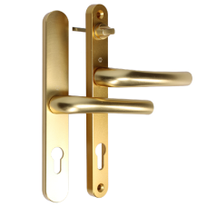 HOPPE Tokyo 92 62 Lever Narrow Backplate Door Handle With Internal Turn 1710RH 3633N 3623N 92/62 Centres - Gold