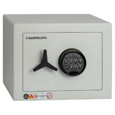 CHUBBSAFES Homevault S2 Plus Burglary & Fire Dual Protection Safe £4K Rated 25-EL S2 Plus Electronic Lock 35Kg - White