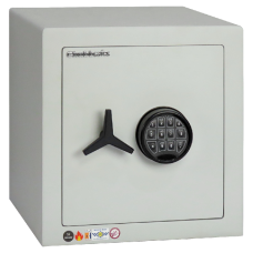 CHUBBSAFES Homevault S2 Plus Burglary & Fire Dual Protection Safe £4K Rated 40-EL S2 Plus Electronic Lock 49.2Kg - White