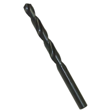 LABOR HSS Metric Roll Forged Spiral Twist Drill Bit DIN338 4mm x 75mm - Black