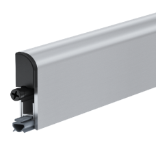 FIRESTOP Applic 38dB Automatic Drop Down Seal Face Fixed 930mm - Satin Anodised Aluminium