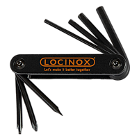 LOCINOX Multifunctional Tool 7 -in-1 Multitool - Black