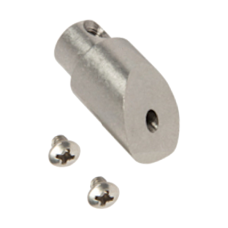 LOCINOX Q Latch End C W 2 Screws Suits 40mm Lock