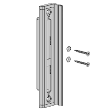 LOCINOX SHKW Timber keep To Suit H-Wood Insert Lock Aluminium - Silver