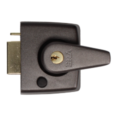 ERA 183 & 193 Deadlocking Nightlatch 40mm With Brass Cylinder - Polished Brass