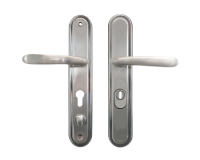 HOOPLY 201208 Lever Door Handle 68mm Centres C W Snib Right Hand - Satin Nickel