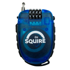 SQUIRE Retrac Max Retractable Combination Cable 900mm Cable - Blue
