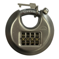 SQUIRE DCL1Combi 70mm Combination Discus Padlock Hardened Boron Steel