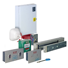 N&C Phlexicare E-Radar Automatic Disabled Toilet Entry System Kit With External Maglock