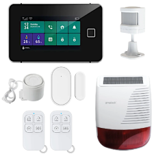 AMALOCK ALM5100 Smart Wi-Fi Alarm Kit With Fingerprint Sensor & External Sounder