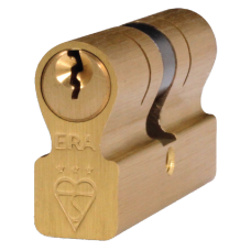 ERA Invincible BS Kitemarked 3 Star Double Cylinder 95mm 45/50 40/10/45 Keyed To Differ - Brass