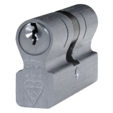 ERA Invincible BS Kitemarked 3 Star Double Cylinder 100mm 45/55 40/10/50 Keyed To Differ Satin