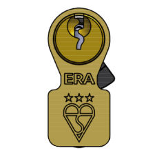 ERA Invincible BS Kitemarked 3 Star Cylinder & Turn 70mm 35Ext/T35 30/10/30T Keyed To Differ Brass
