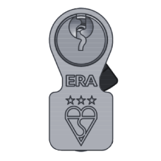 ERA Invincible BS Kitemarked 3 Star Cylinder & Turn 90mm 45Ext/T45 40/10/40T Keyed To Differ - Satin Chrome