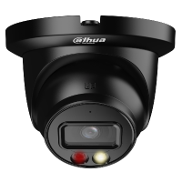 DAHUA IP Turret Dome 4MP WizSense Series 2 Network Camera 12V DC 4MP Black