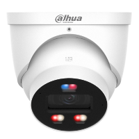 DAHUA IP Turret Dome WizSense Series 3 Network Camera With Active Deterrence 30 Metre IR 12V DC 8MP White