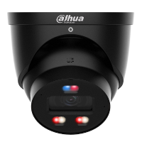 DAHUA IP Turret Dome WizSense Series 3 Network Camera With Active Deterrence 30 Metre IR 12V DC 8MP Black