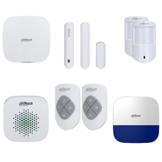DAHUA Airshield Alarm Kit Including Hub, Internal Siren, External Siren, 2 x PIR and 1 x Magnetic Contact Plus 2 x Key Fobs