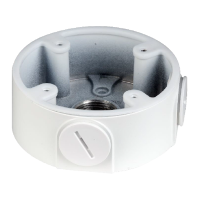 DAHUA PFA13A-E-V2 Round Aluminium Junction Box For TP TLP Series Turret Dome Cameras White PFA13A-E-V2