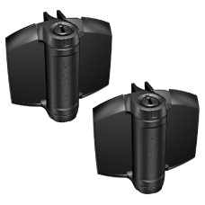 D&D Truclose Heavy Duty Hinges For Metal, Wood & Vinyl Gates TCHD1L2S3BT With Black trims & 2 Legs
