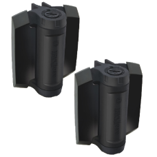D&D Truclose Heavy Duty Hinges for Narrow Metal Gates With Black trims & 2 Legs