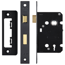 ERA Valiant 3 Lever Mortice Sashlock Square End 64mm Case Matt Keyed To Differ
