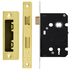 ERA Valiant 3 Lever Mortice Sashlock Square End 64mm Case Keyed To Differ Display