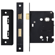 ERA Valiant 3 Lever Mortice Sashlock Square End 76mm Case Matt Keyed To Differ