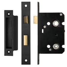 ERA Valiant Bathroom Lock Square End 64mm Case Matt Display