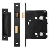 ERA Valiant Bathroom Lock Square End 76mm Case Matt Display