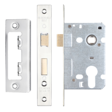 ERA Valiant Euro Mortice Sashlock Square End 64mm Case Polished