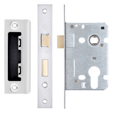 ERA Valiant Euro Mortice Sashlock Square End 64mm Case Satin Display