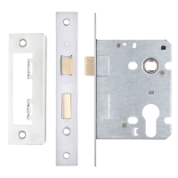 ERA Valiant Euro Mortice Sashlock Square End 76mm Case Satin